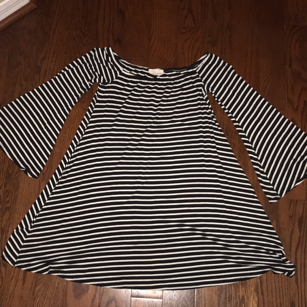 Vestique cotton off the shoulder dress